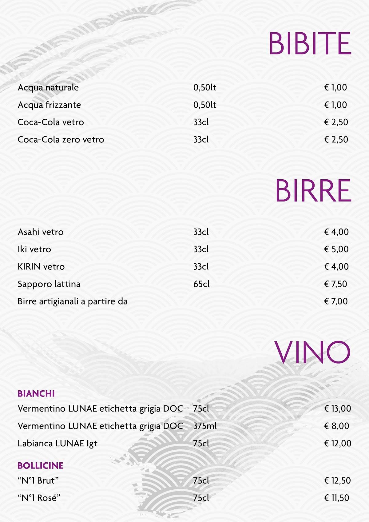 Menu di SuShe 