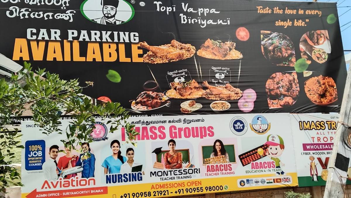 TOPI VAPPA BIRIYANI THANJAVUR NEW BUS STAND BRANCH menu