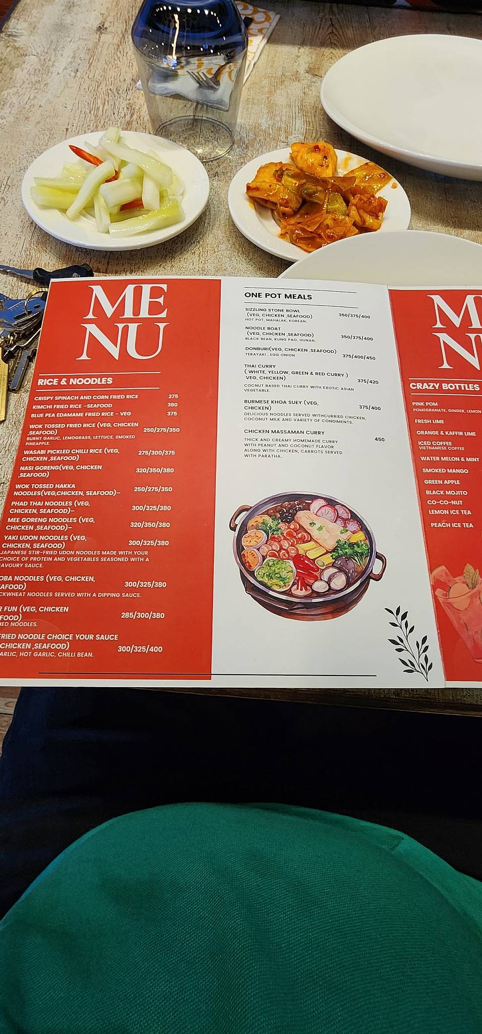 Tasca Oriental Cuisine menu