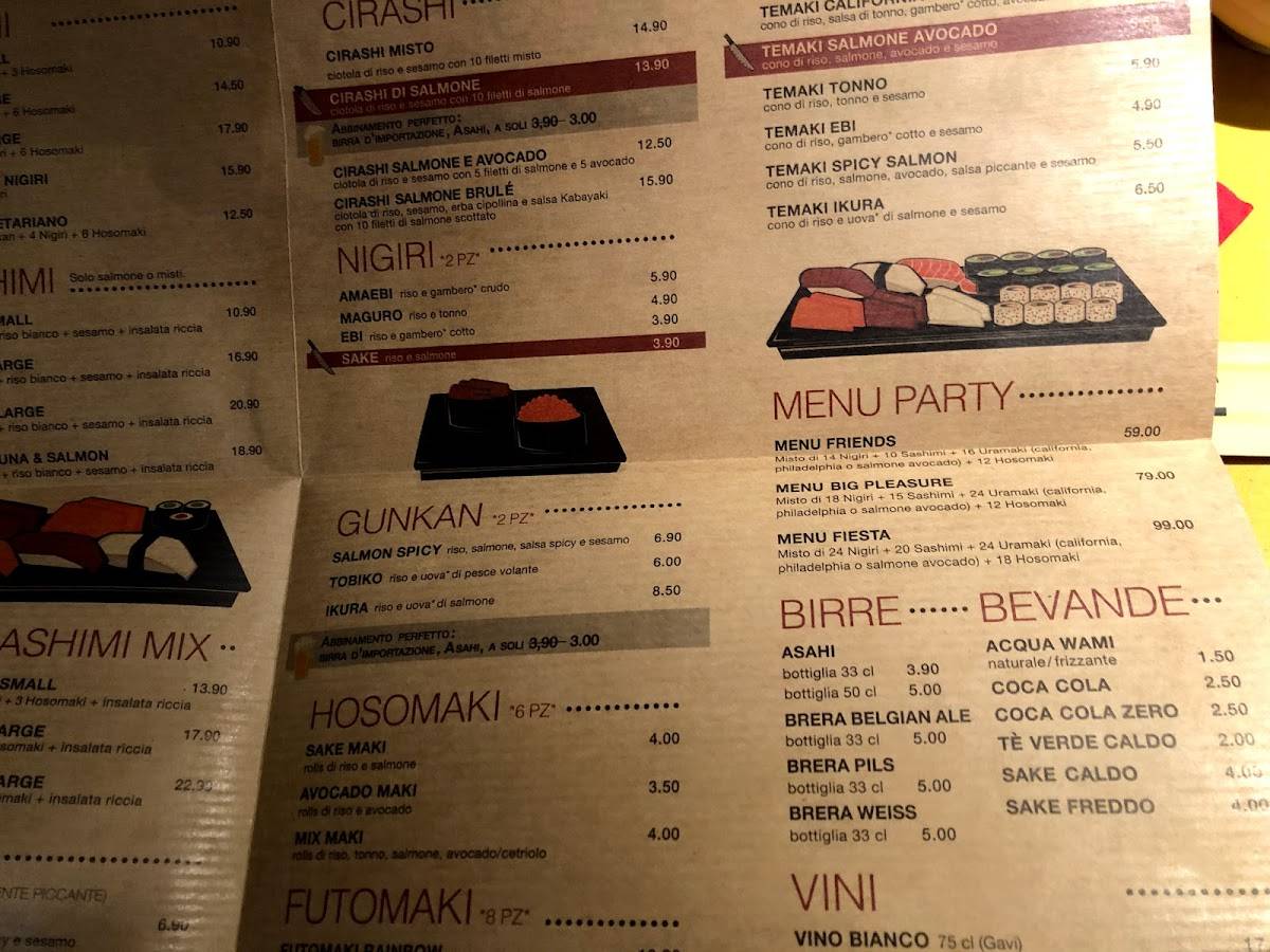 Menu di This is not a Sushi Bar Casati 