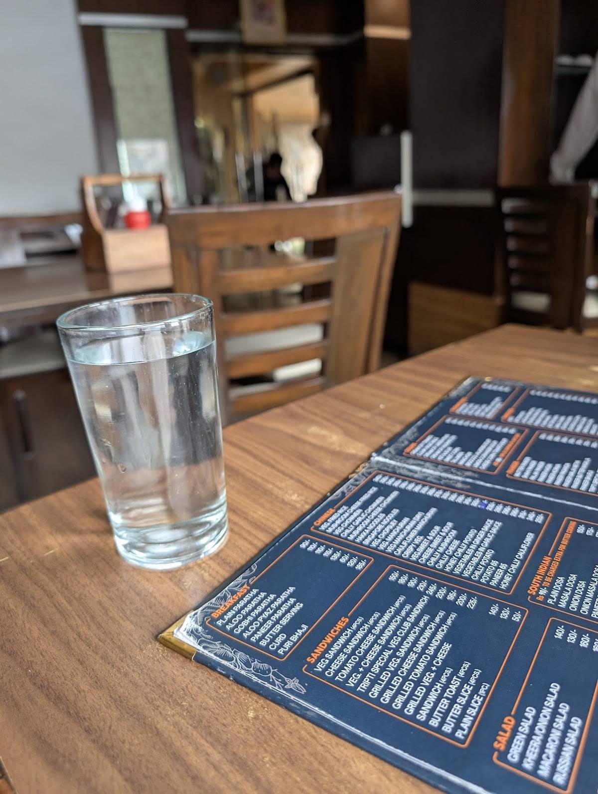 Tripti Restaurant menu