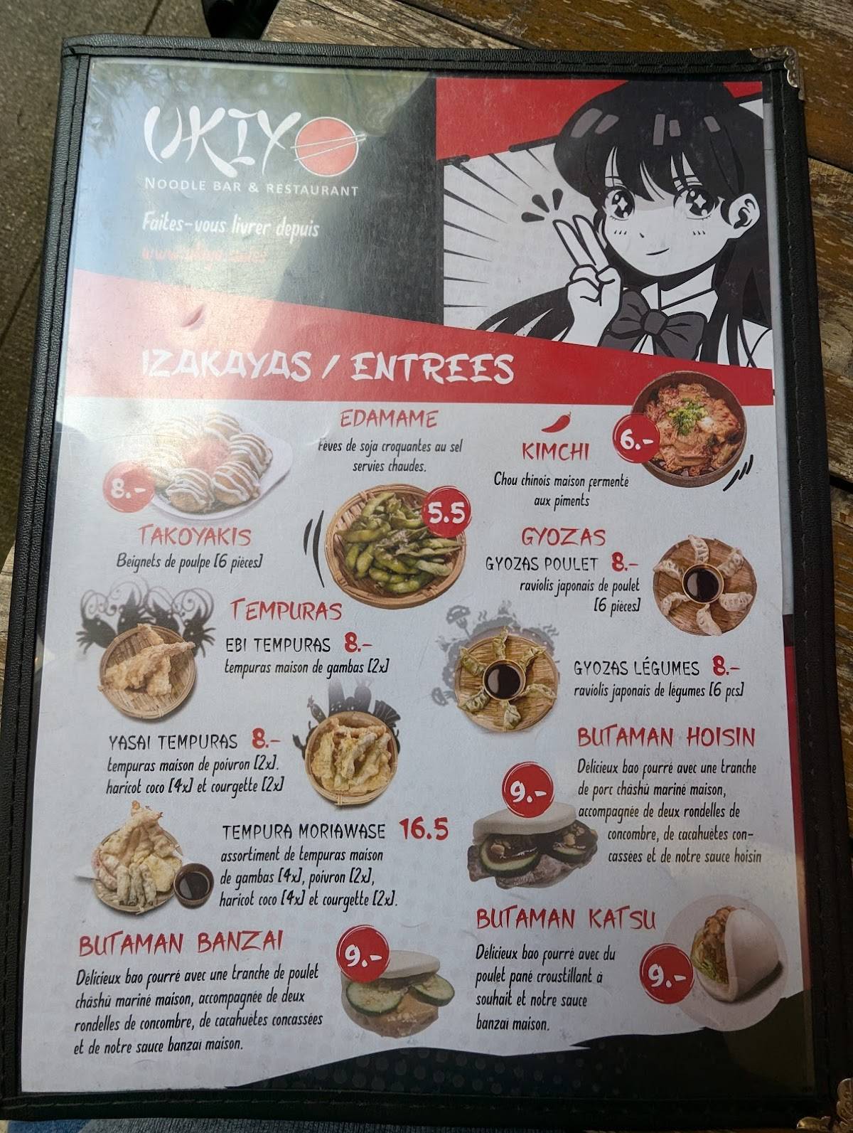 Menu di Ukiyo Restaurant - Ramen & Udon 