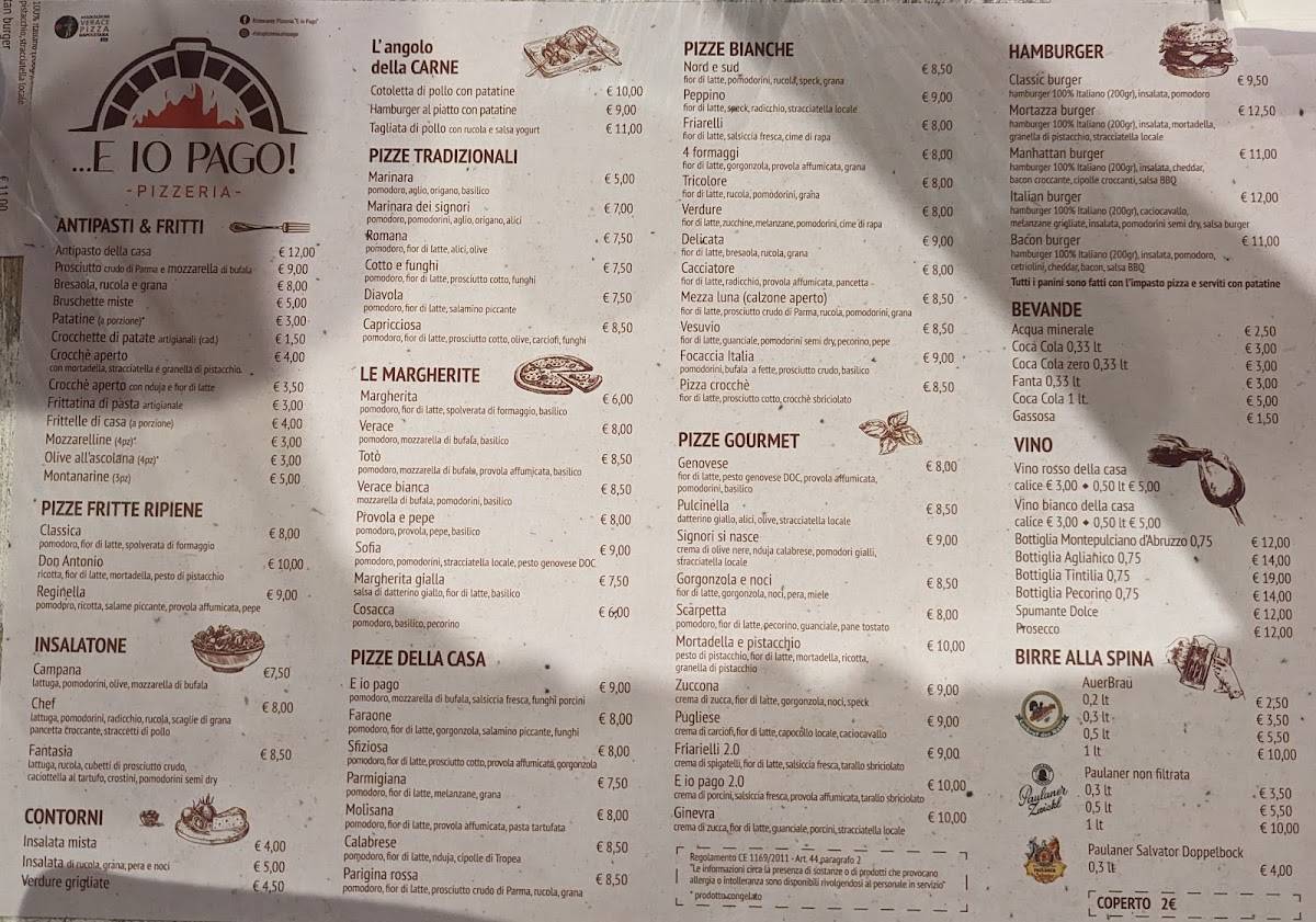 Menu di ...e io pago! 