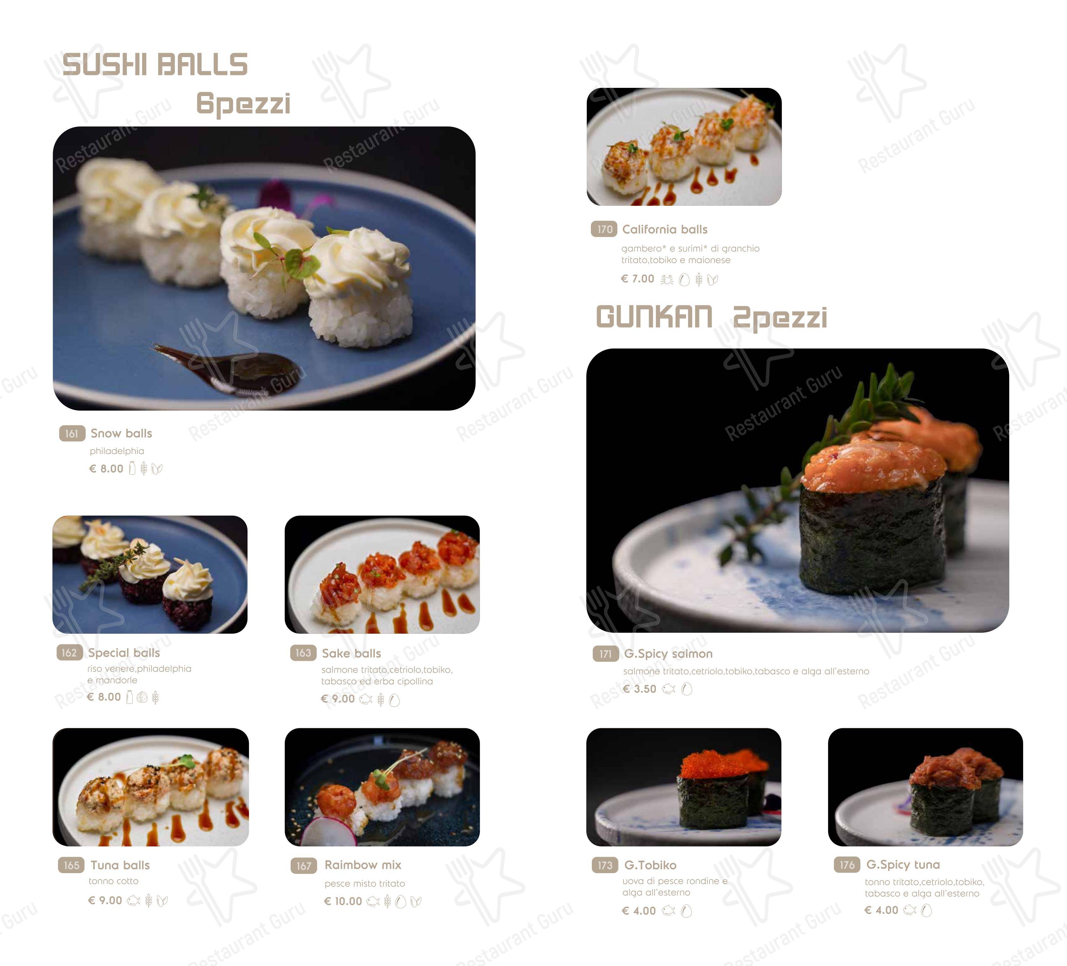 Menu per Hayashi Cremona ristorante