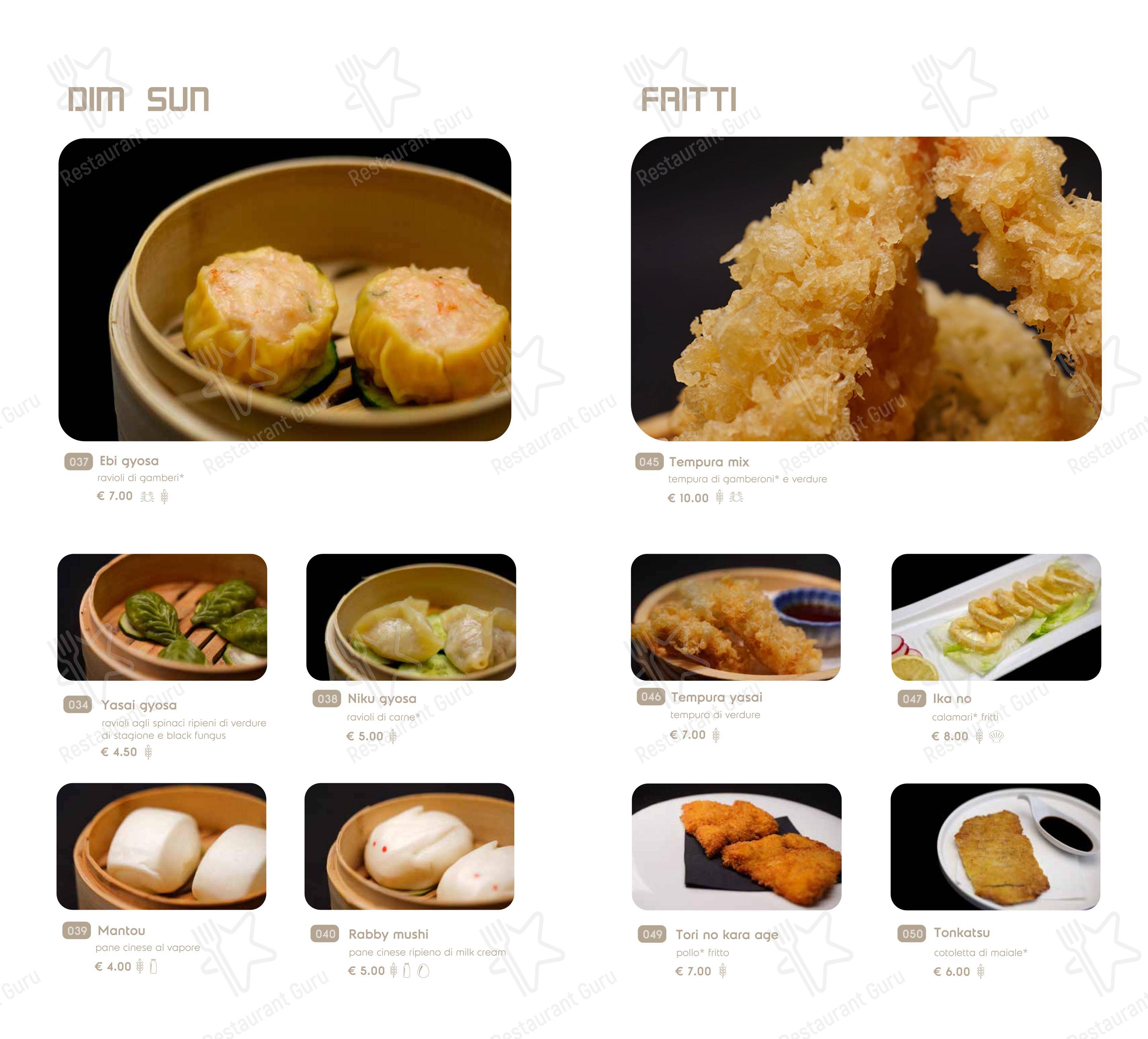 Menu per Hayashi Cremona ristorante