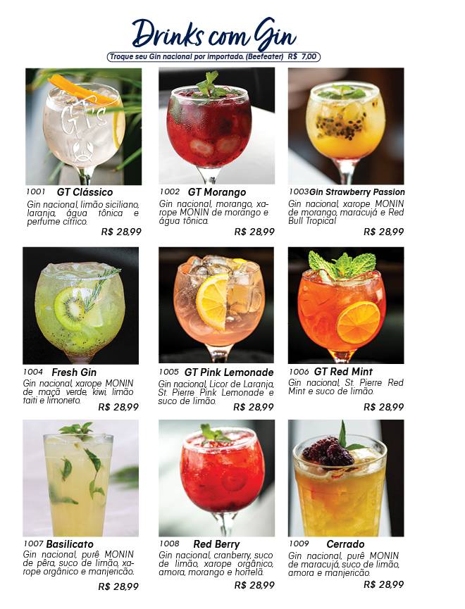 Potiguar Unidade Uberlândia cardápio