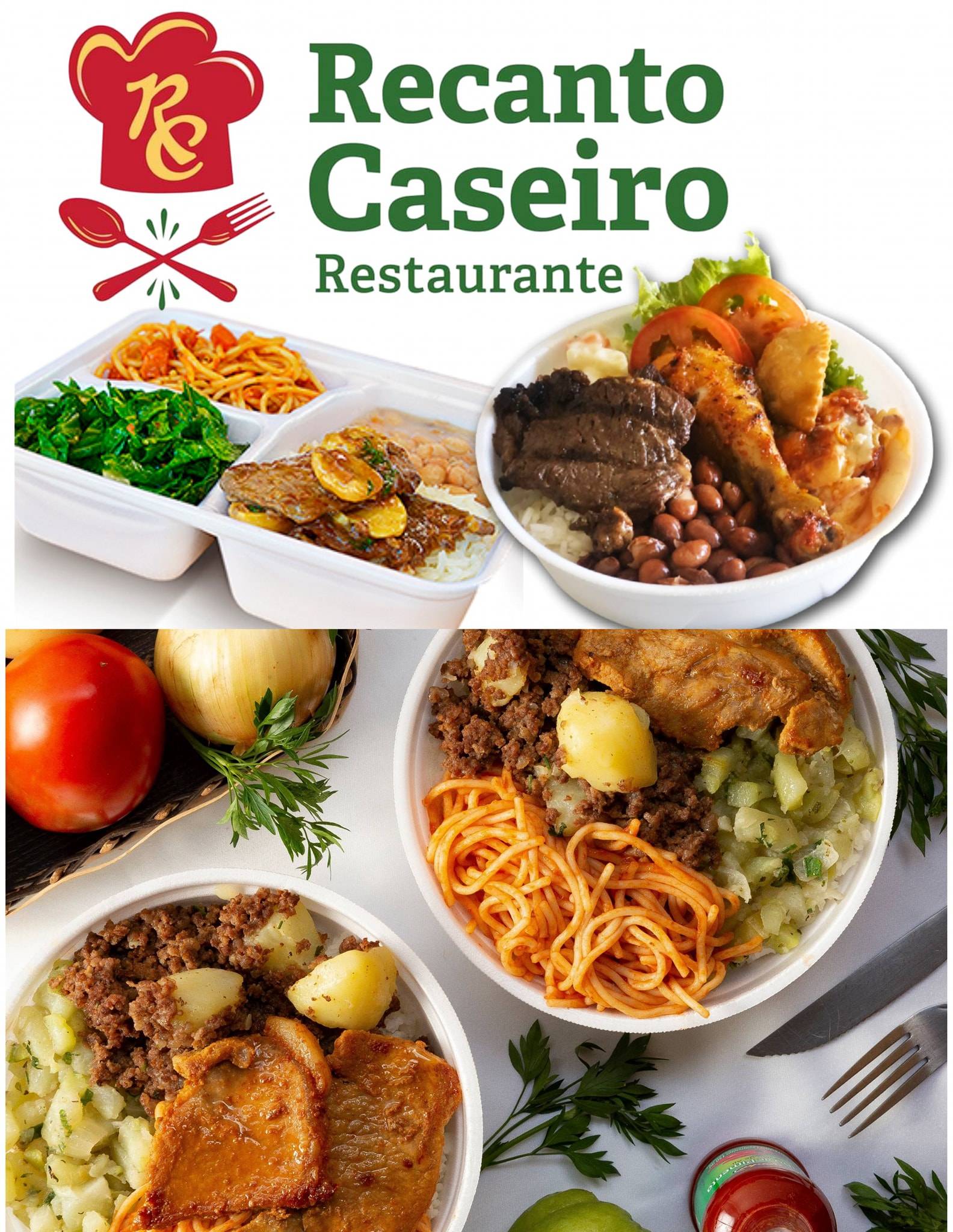 Restaurante Recanto Caseiro cardápio