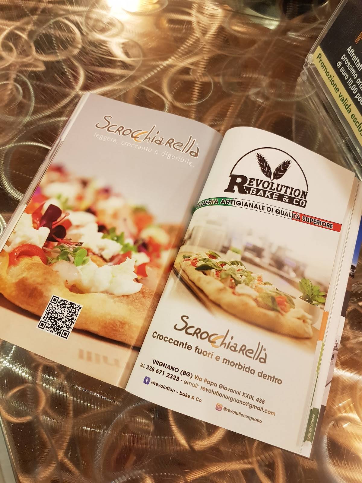 Menu di Revolution Bake & Co Pizzeria e Focacceria Artigianale 