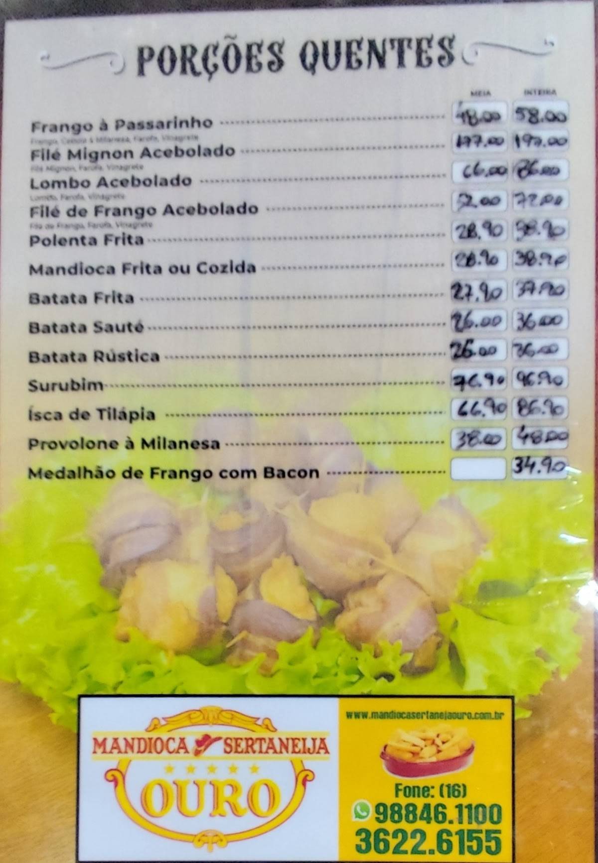 Galpão da Picanha cardápio