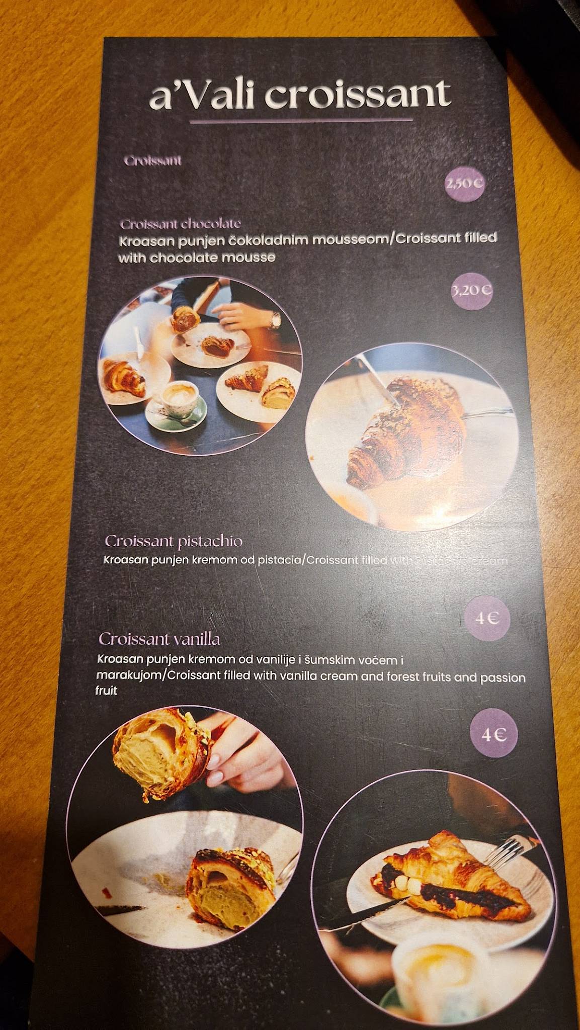 Menu di a’Vali 