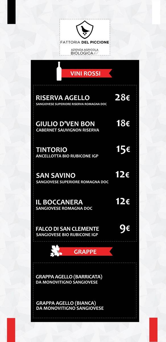 Menu di La Pizzeria del Villaggio 