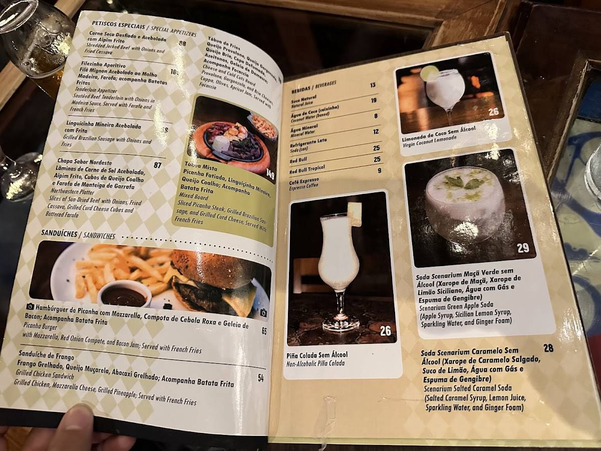 Rio Scenarium cardápio