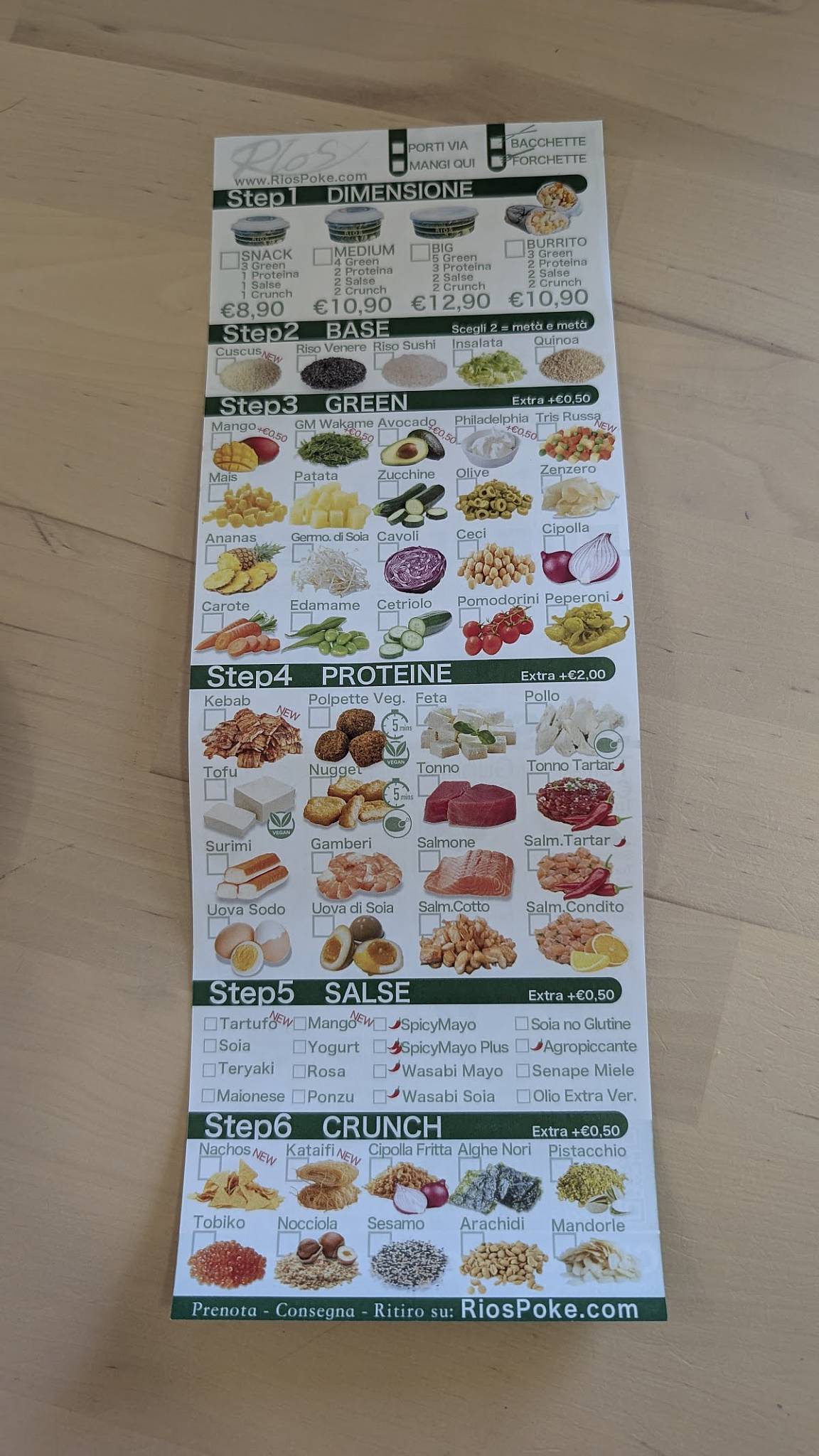 Menu di Rios Livorno (Poké Sushi Bubble Tea) 