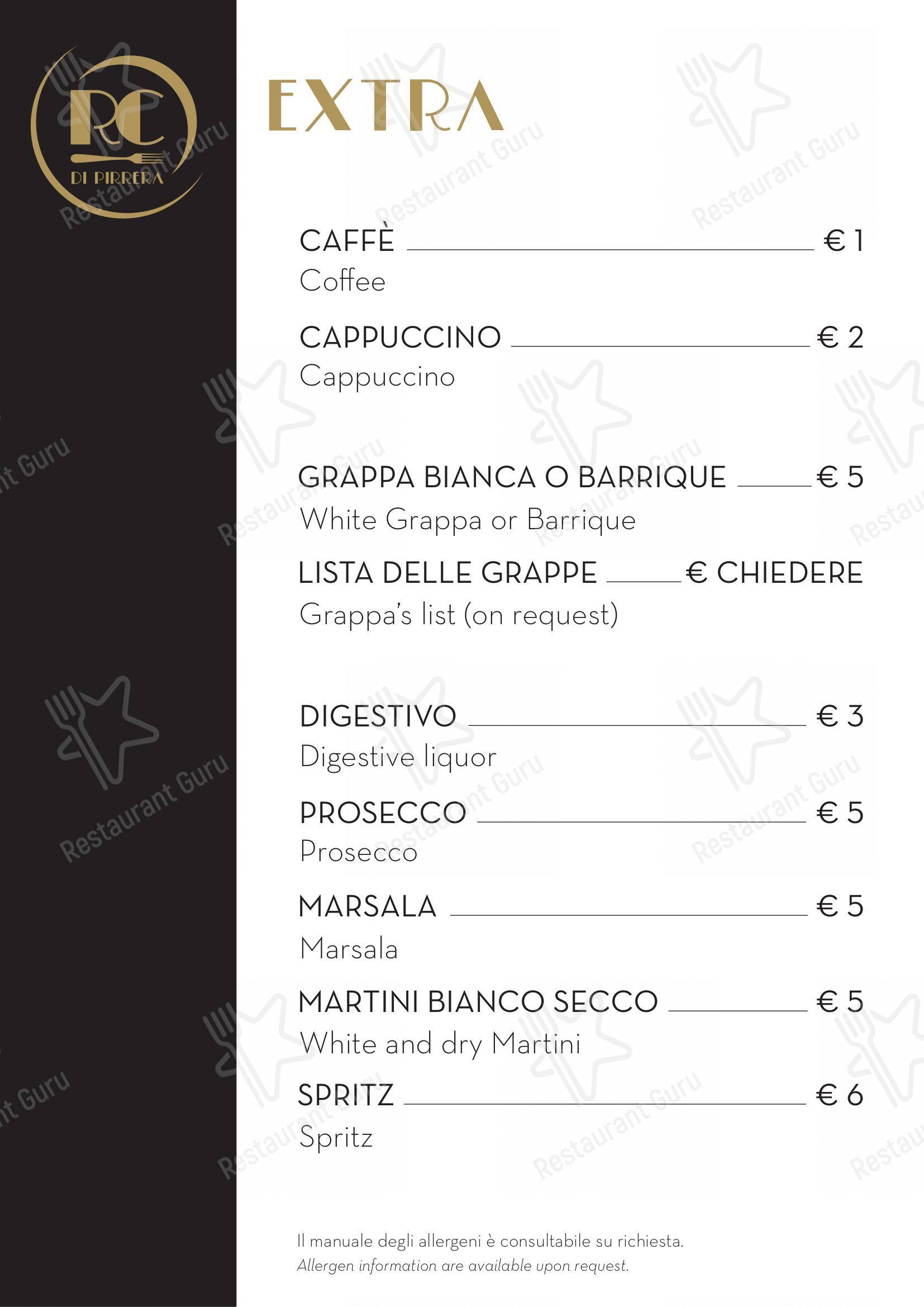 Ristorante Centrale in Enna - Menu