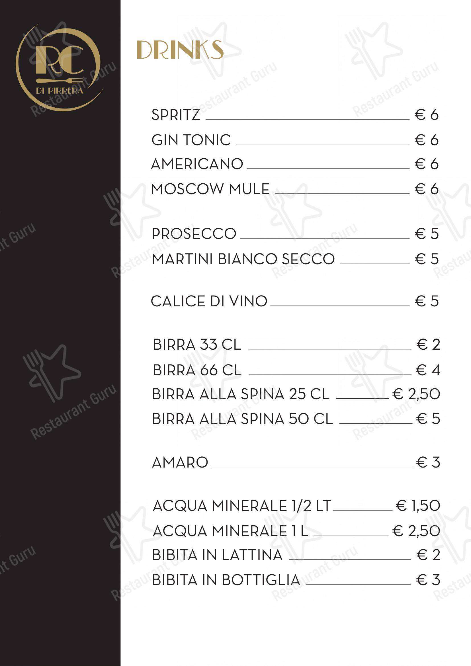 Ristorante Centrale in Enna - Menu