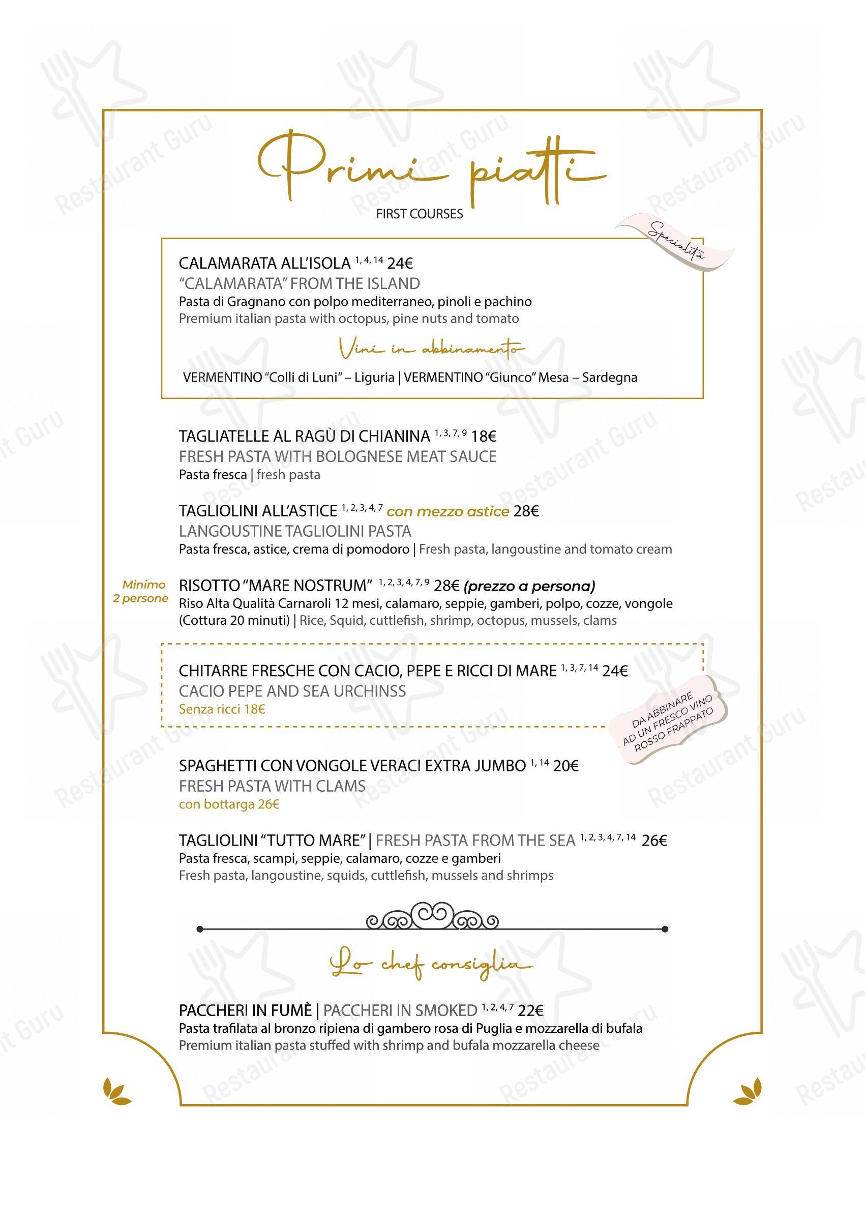 Коктейльная карта per Ristorante Cortevecchia Arese in Arese