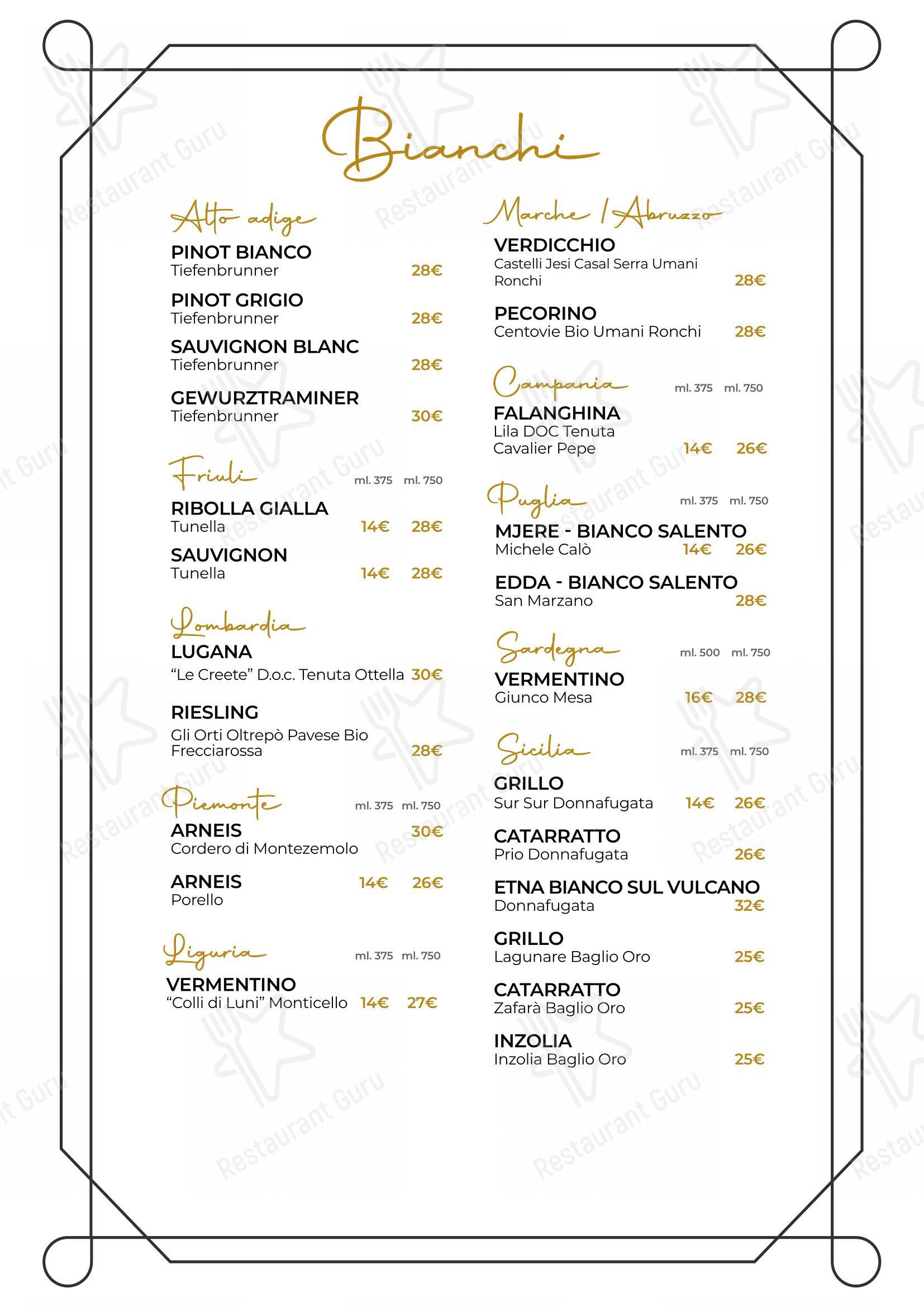Основное меню per Ristorante Cortevecchia Arese in Arese