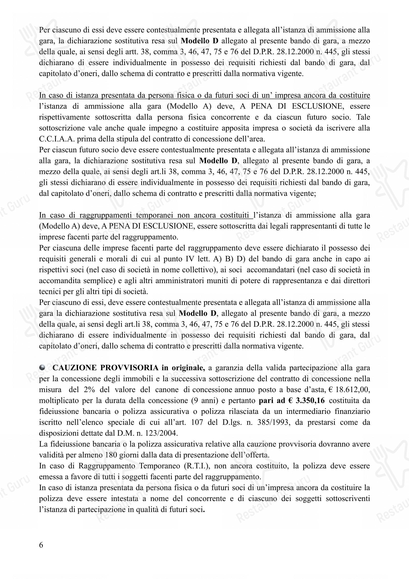 Menu per Il Venexino - Nonsolocaffè ristorante
