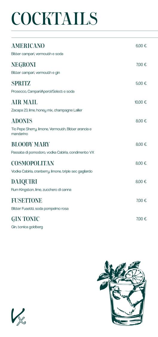 Menu di Il Venexino - Nonsolocaffè 