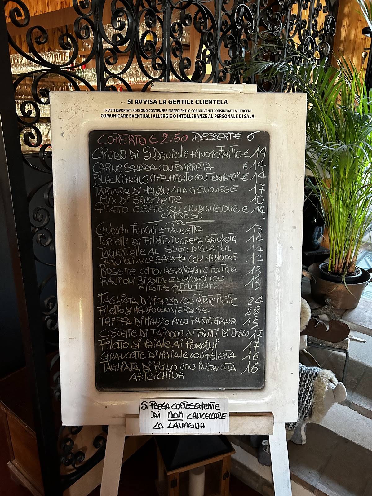 Menu di Ristorante Pizzeria Al Castello 