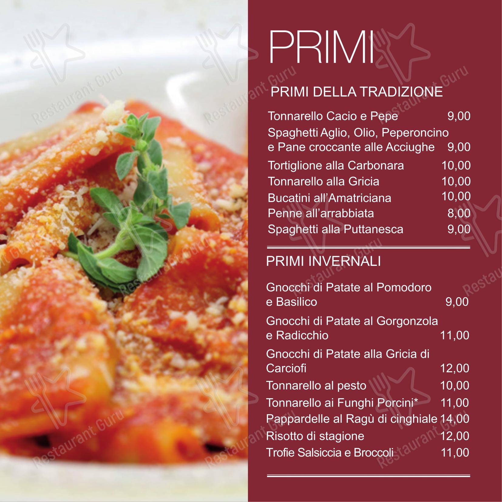 Menu di Ristorante Pizzeria - Carpe Diem PizzAe - Menu