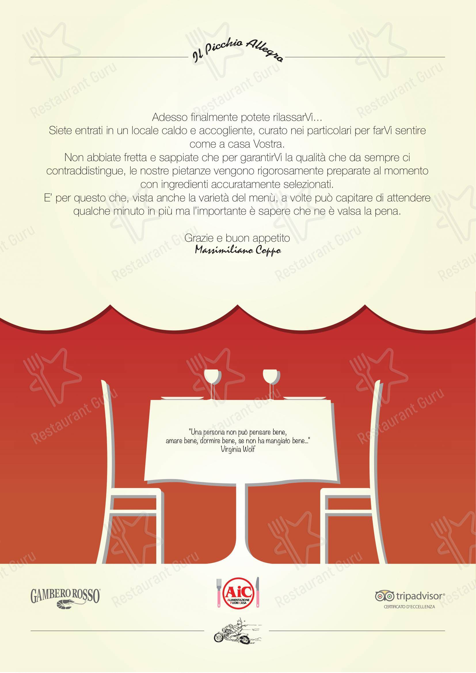 Menu per Ristorante Pizzeria 