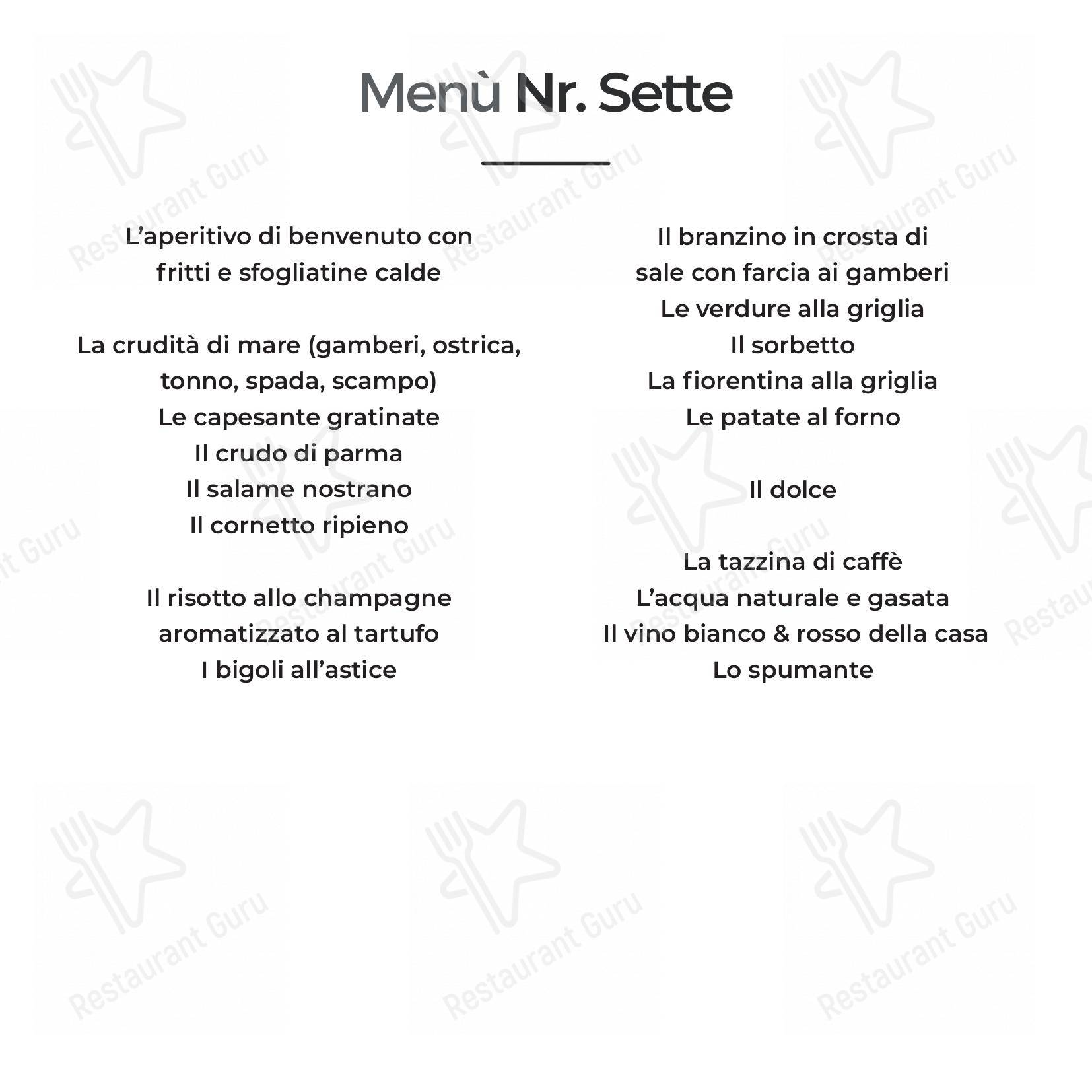 Menu per Ristorante Pizzeria La Margherita in Montichiari