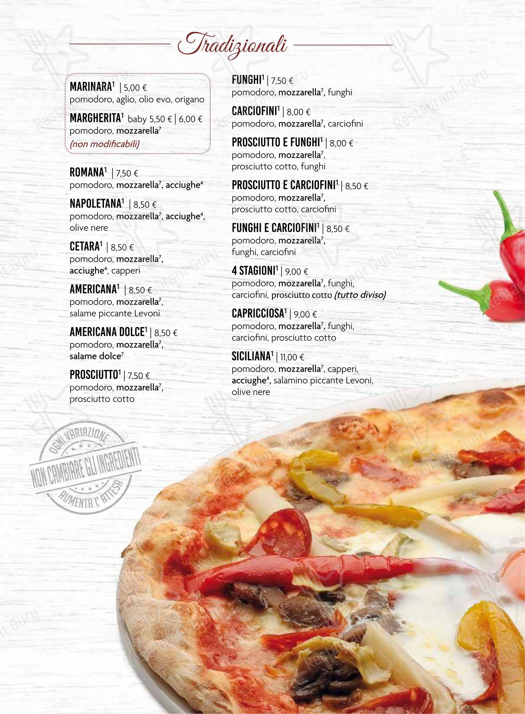 Ristorante Pizzeria da Gennaro in Conegliano - Menu bar