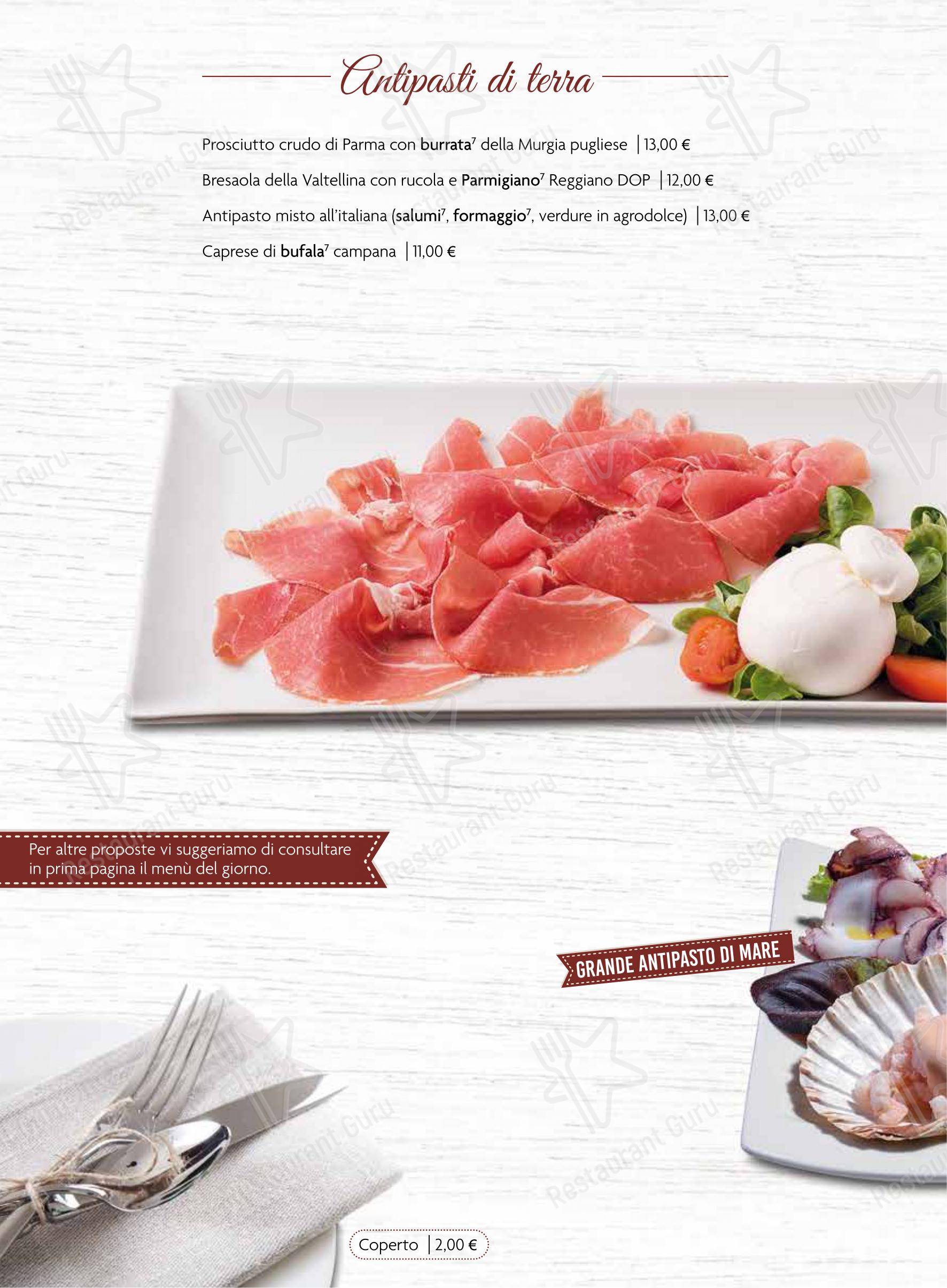 Menu per Ristorante Pizzeria da Gennaro pizzeria