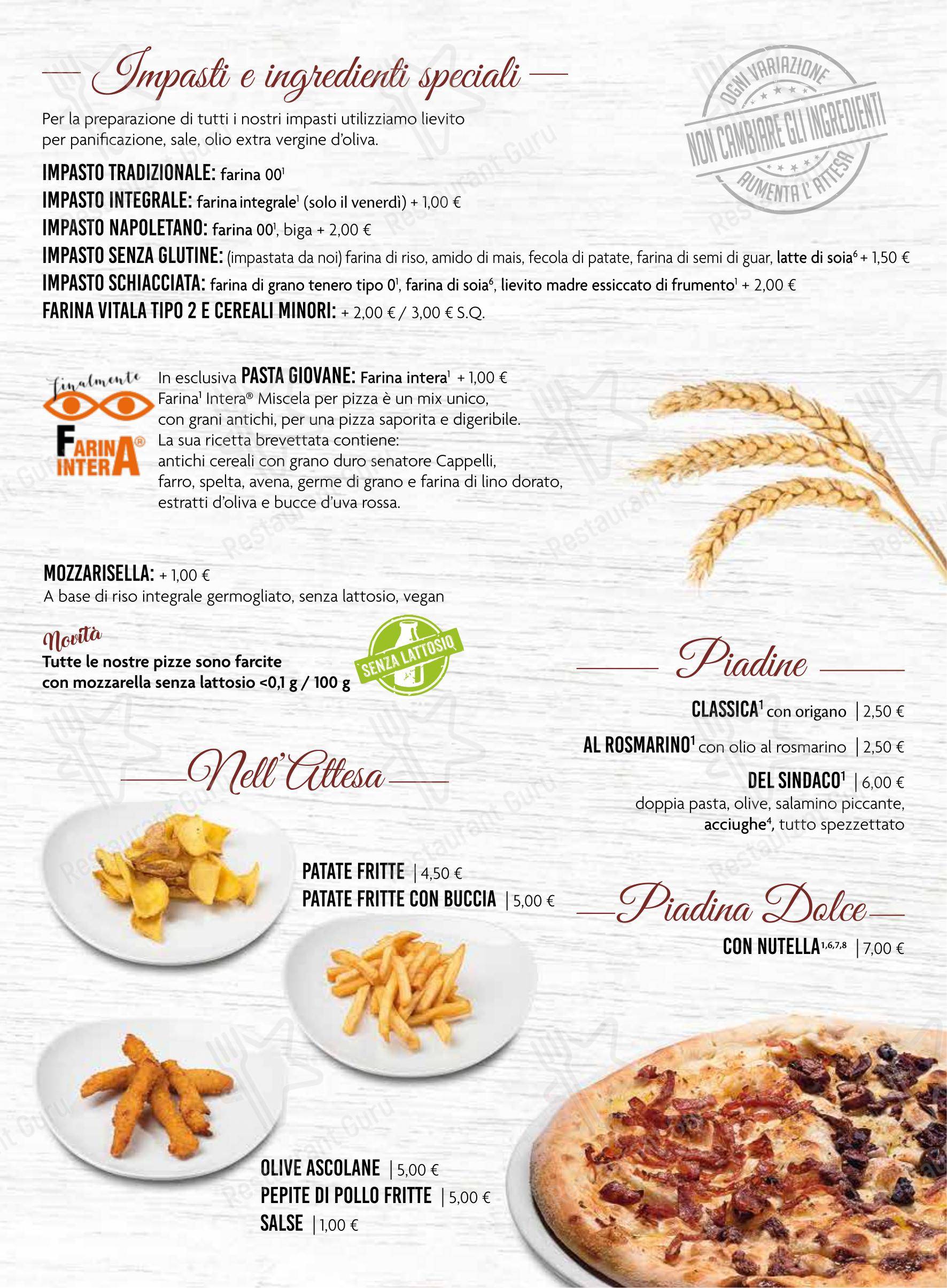 Ristorante Pizzeria da Gennaro in Conegliano - Menu bar