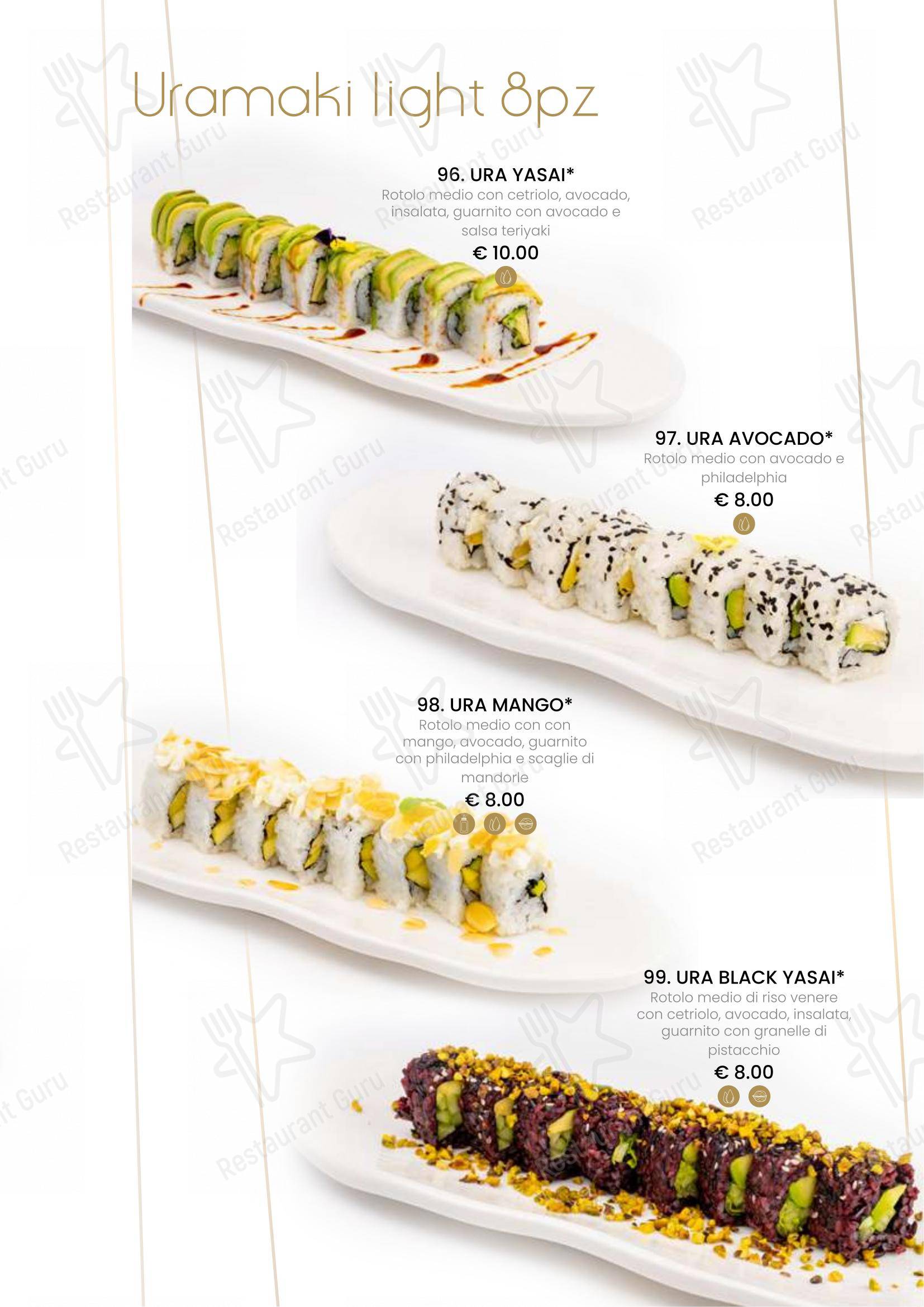 Menu bar per Ristorante Sushi Yami Vercelli in Vercelli