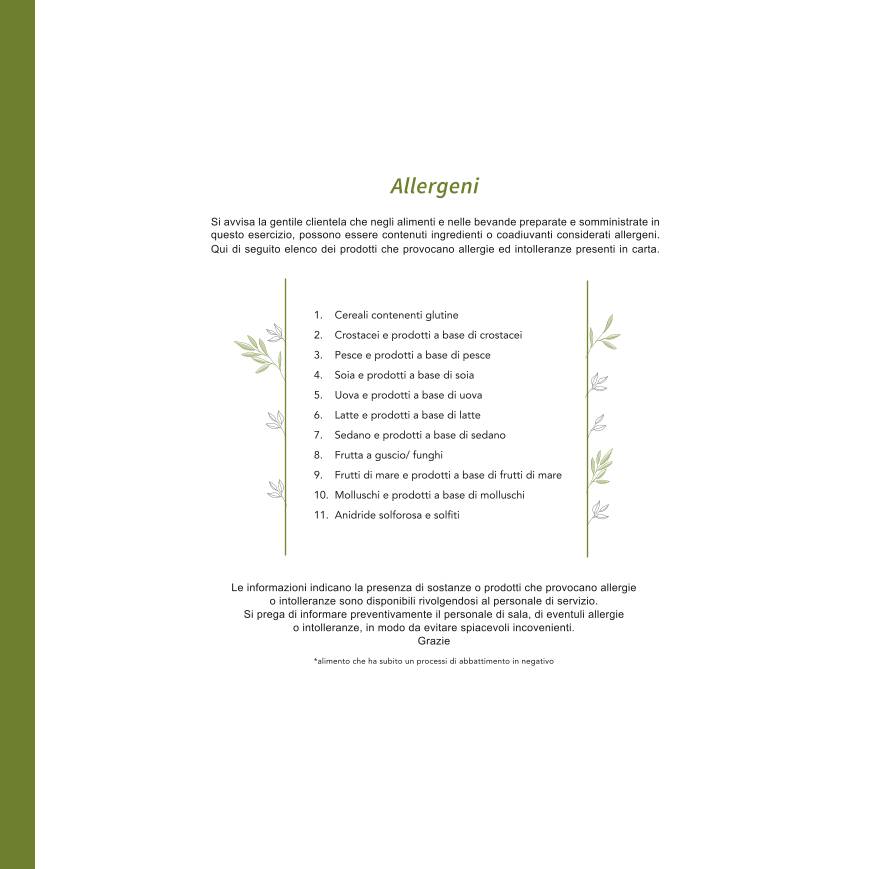 Menu di Ristorante Tradate con Alloggio 