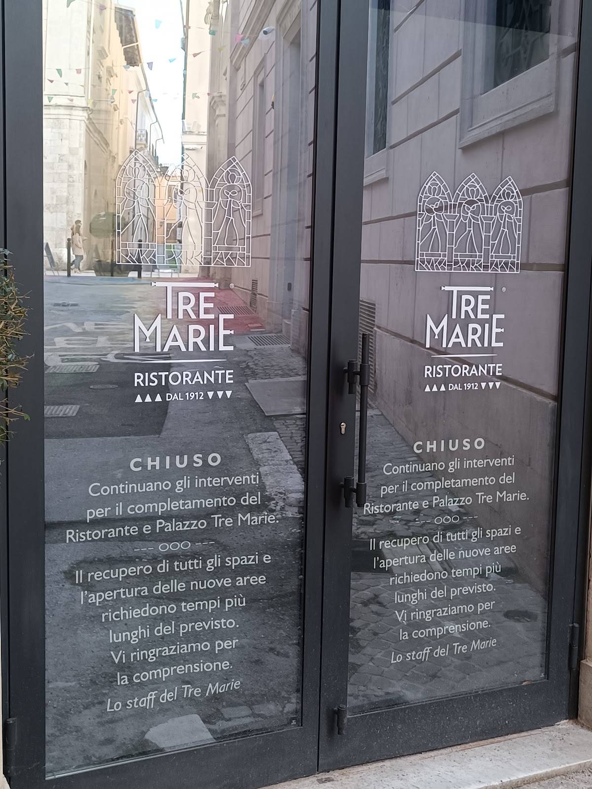 Menu di Ristorante Tre Marie 