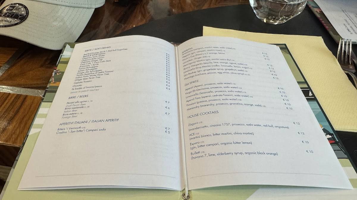 Menu di Il Grande Gatsby Bar & Restaurant 