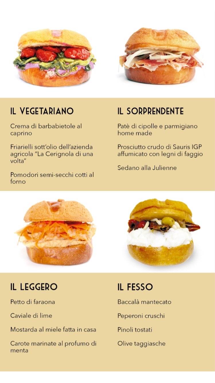 Menu di Amunì Sicilian Bakery 