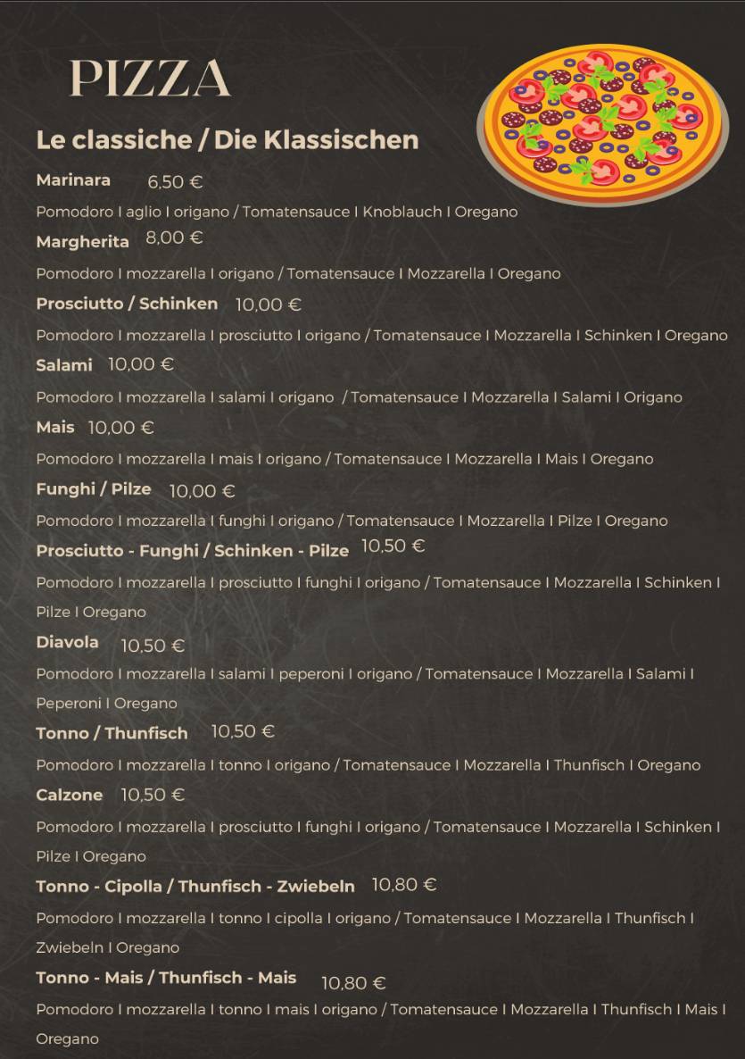 Menu di Route 66 