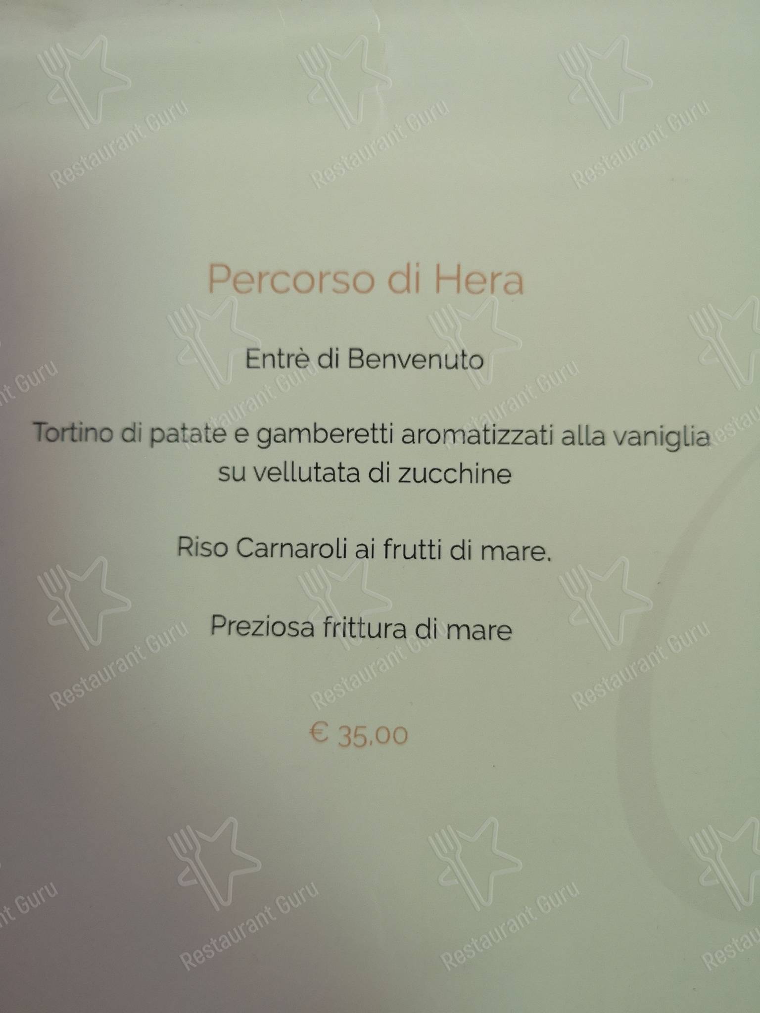 Menu per Ristorante Ruris ristorante