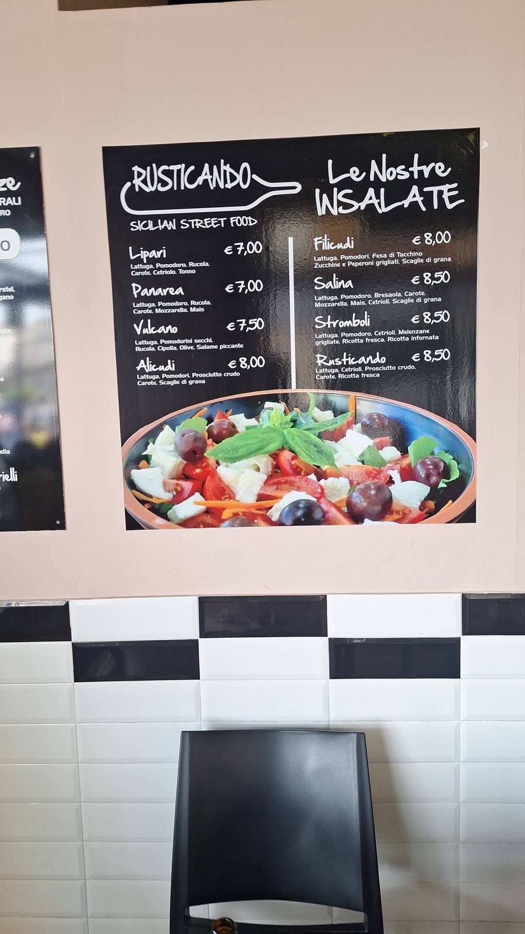 Menu di Rusticando 