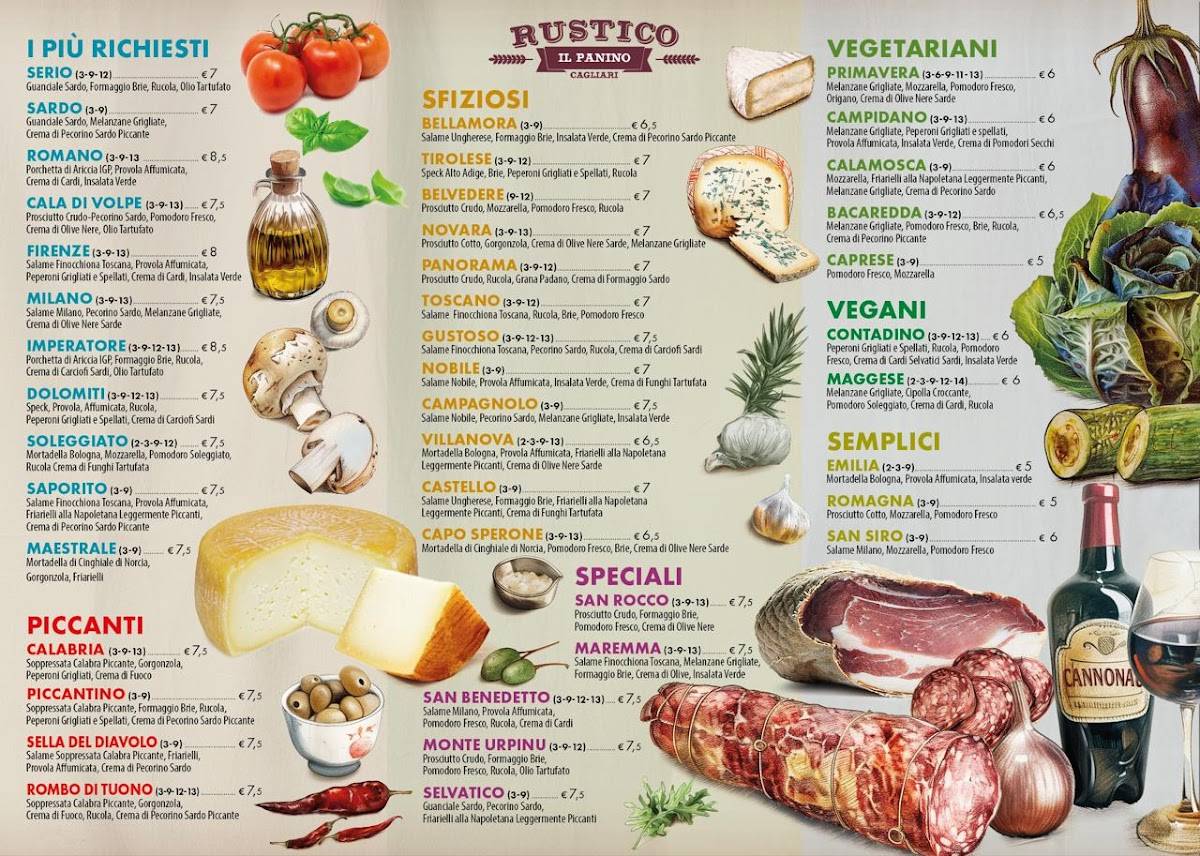 Menu di Rustico Il Panino 
