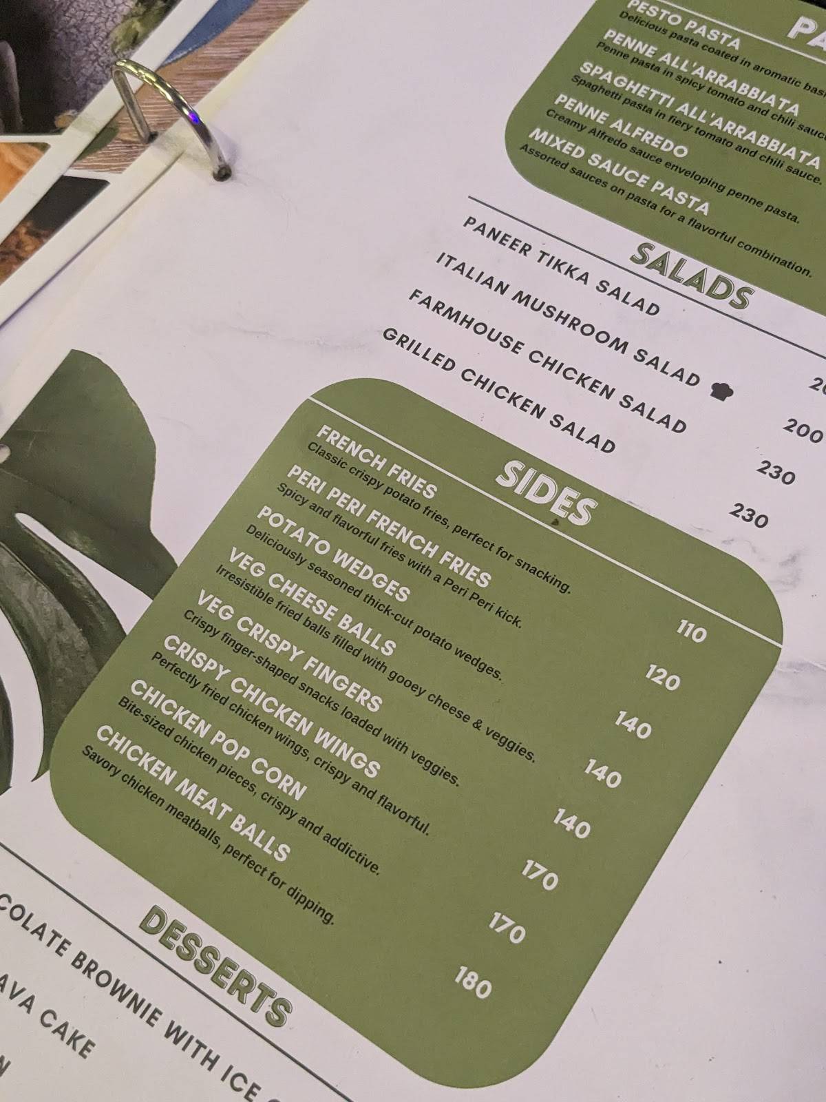 SLICED RESTO CAFE menu