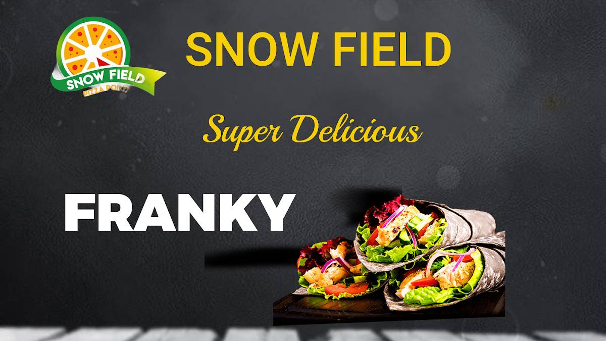 SNOW FIELD (pizza point) menu