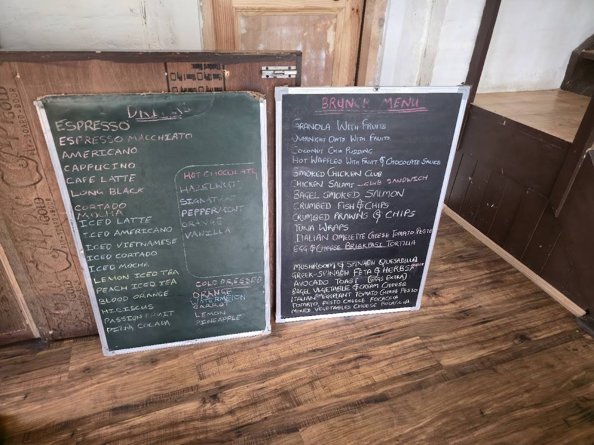 Sabali (cafe & bakery) menu