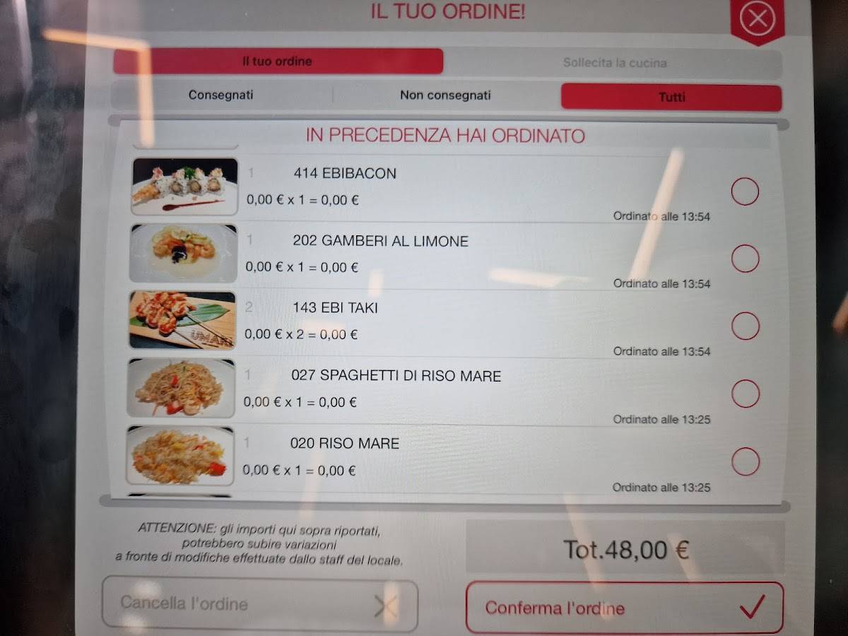 Menu di UMAKI SUSHI SALERNO 