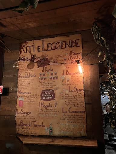 Menu di Saloon of the Artists 