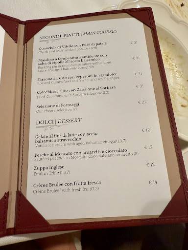 Menu di Salumeria Hosteria Giusti 