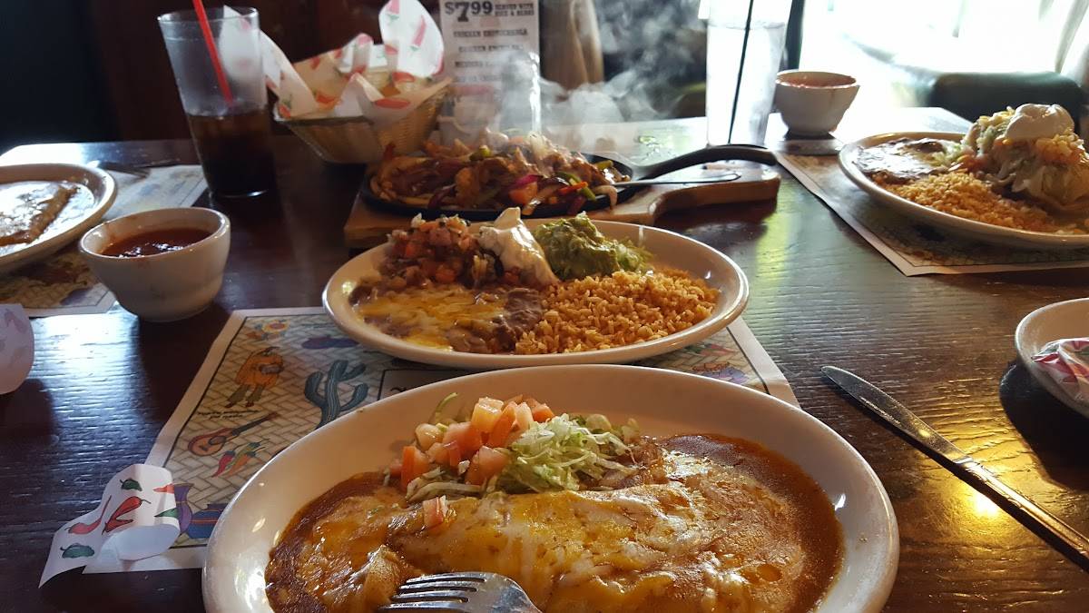 Menu at Pepper Garcia's restaurant, Santa Maria