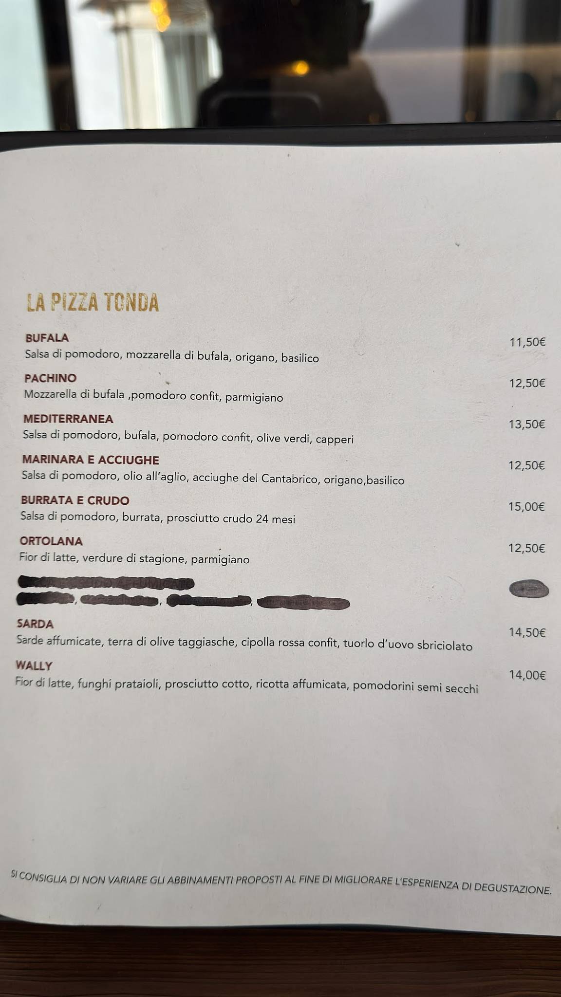 Menu di Saporè Downtown 