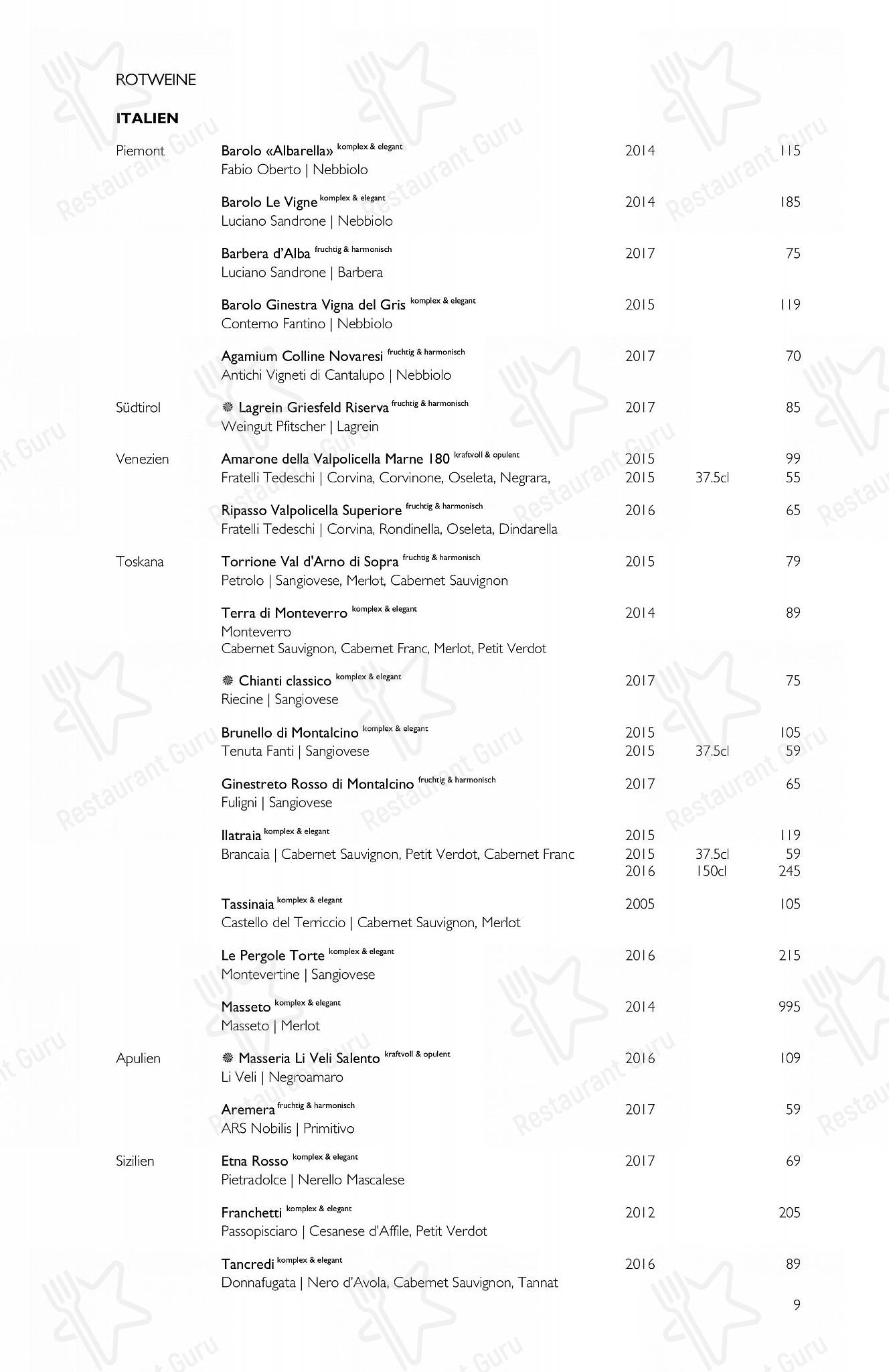 Menu Kids pour Restaurant Scala dans Lucerne