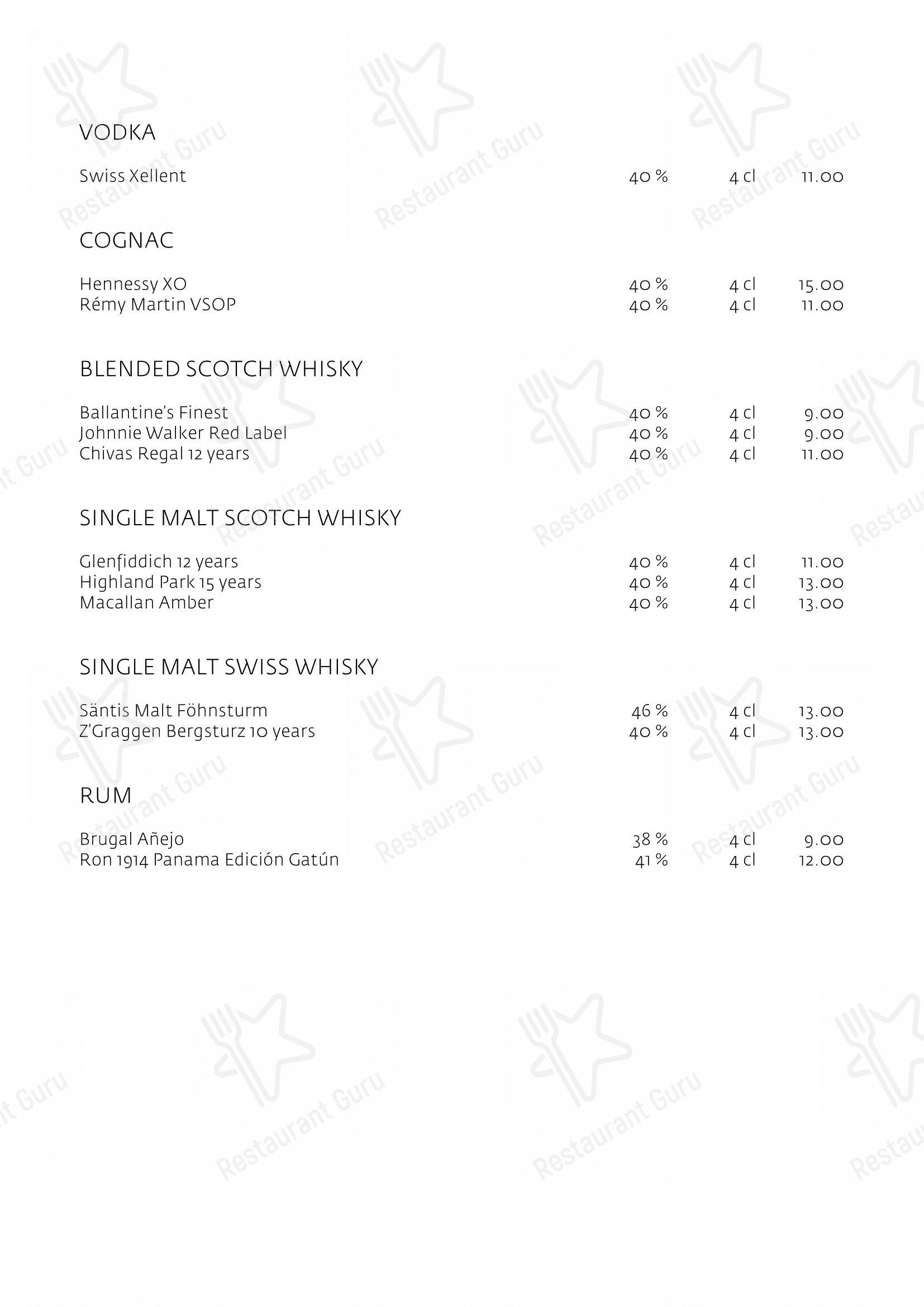 Menu per Schüür · Restaurant & Kultur in Steffisburg