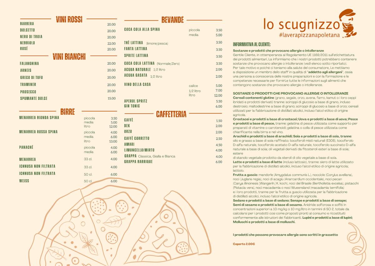 Menu di Scugnizzo 